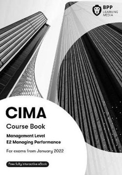 CIMA E2&amp;nbsp;Managing Performance