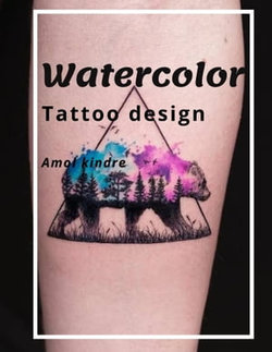 Watercolor tattoo design