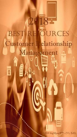 2018 Best Resources for Customer Relationship Management