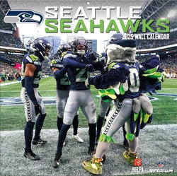 Seattle Seahawks 2025 12x12 Team Wall Calendar