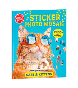 Sticker Photo Mosaic: Cats and Kittens