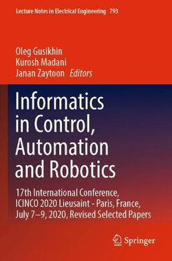 Informatics in Control, Automation and Robotics