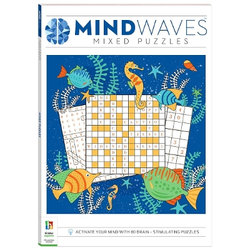 Mindwaves Puzzle Book Mixed Puzzles