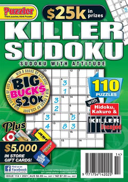 Killer Sudoku - Lovatts Crossword Puzzles Games & Trivia