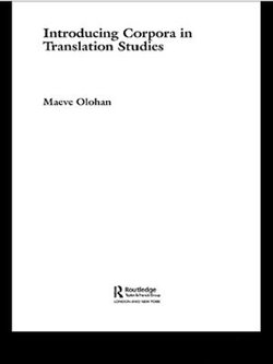 Introducing Corpora in Translation Studies