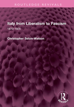 Italy from Liberalism to Fascism