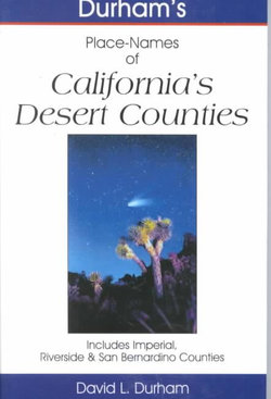 Durham's Place Names of California's Desert Counties