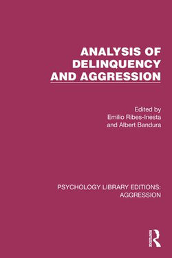 Analysis of Delinquency and Aggression