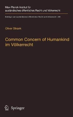 Common Concern of Mankind Im Völkerrecht