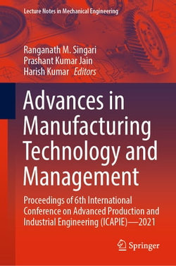 Advances in Manufacturing Technology and Management