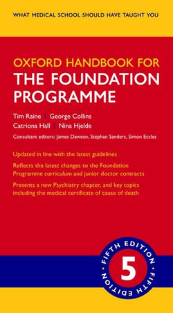 Oxford Handbook for the Foundation Programme