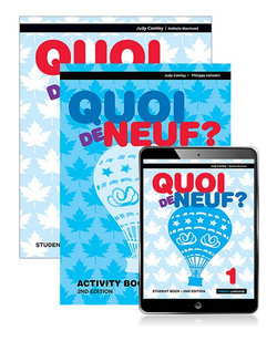 Quoi de Neuf ? 1 Student Book, EBook and Activity Book