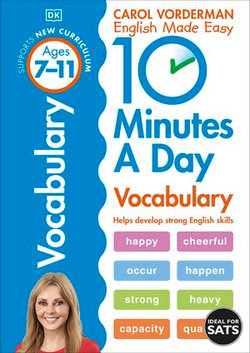 10 Minutes A Day Vocabulary, Ages 7-11 (Key Stage 2)