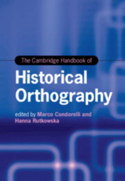 The Cambridge Handbook of Historical Orthography