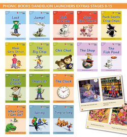 Phonic Books Dandelion Launchers Extras Stages 8-15 Lost (Blending 4 and 5 Sound Words, Two Letter Spellings ch, th, sh, ck, ng)