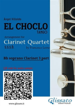 Bb Clarinet 3 part of "El Choclo" for Clarinet Quartet