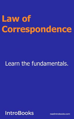 Law of Correspondence