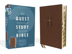 NIV Quest Study Bible : Indexed, Brown