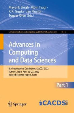 Advances in Computing and Data Sciences