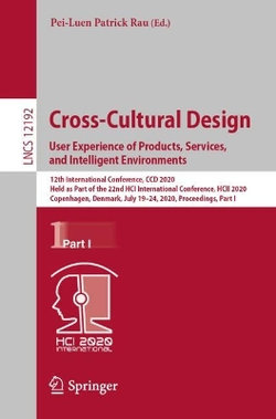 Cross-Cultural Design. User Experience of Products, Services, and Intelligent Environment