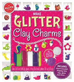 Make Glitter Clay Charms