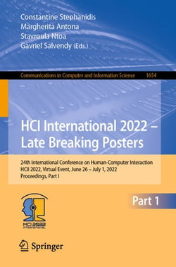 HCI International 2022 – Late Breaking Posters