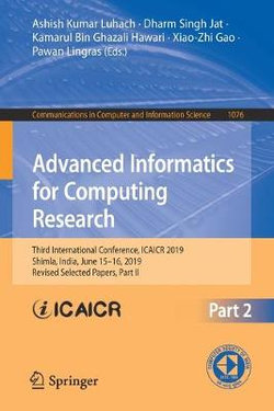 Advanced Informatics for Computing Research