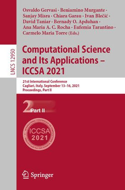 Computational Science and Its Applications – ICCSA 2021