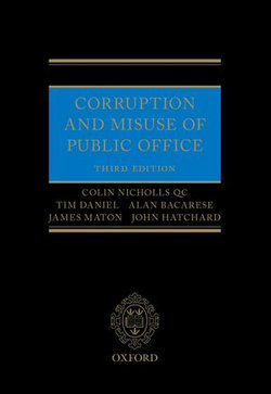 Corruption and Misuse of Public Office