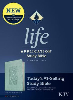 KJV Life Application Study Bible, Third Edition (Red Letter, LeatherLike, Floral Frame Teal)