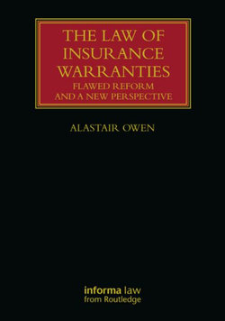 The Law of Insurance Warranties