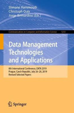 Data Management Technologies and Applications