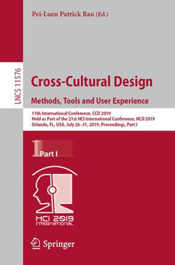 Cross-Cultural Design. Methods, Tools and User Experience