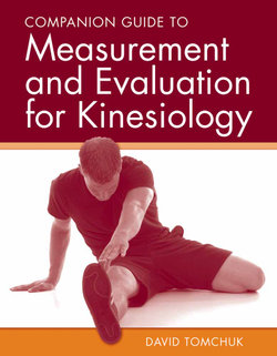 Companion Guide to Measurement and Evaluation for Kinesiology