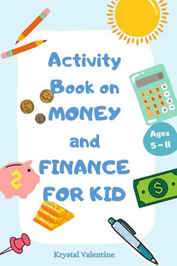 Activity book on money and finance for kids