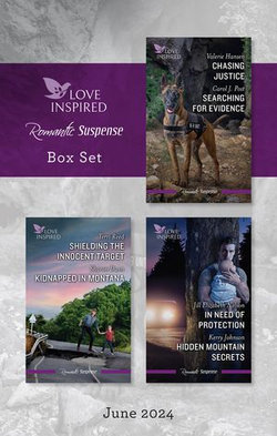 Love Inspired Suspense Box Set June 2024/Chasing Justice/Searching For Evidence/Shielding The Innocent Target/Kidnapped In Montana/In Need Of