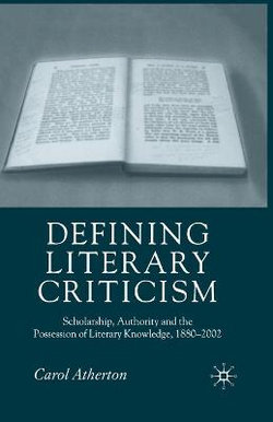 Defining Literary Criticism