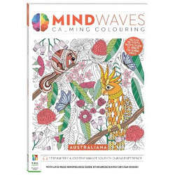 Mindwaves Calming Colouring Australiana