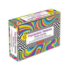 Psychedelic Patterns Note Cards - 12 cards