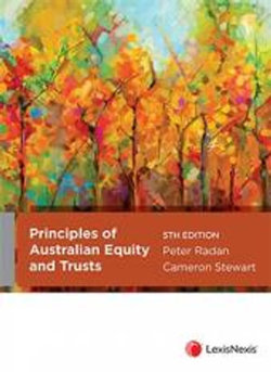 Principles of Australian Equity and Trusts