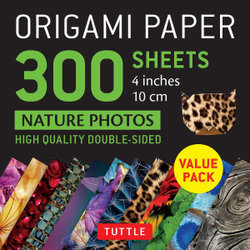 Origami Paper 300 Sheets Nature Photo Patterns 4 (10 Cm)