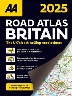 AA Road Atlas Britain 2025 2025