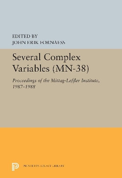 Several Complex Variables (MN-38), Volume 38