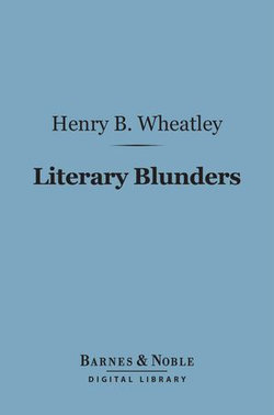 Literary Blunders (Barnes & Noble Digital Library)