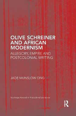 Olive Schreiner and African Modernism