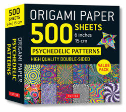 Origami Paper 500 Sheets Psychedelic Patterns 6 (15 Cm)