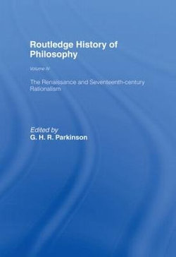 Routledge History of Philosophy Volume IV