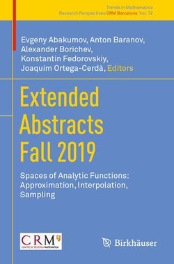 Extended Abstracts Fall 2019