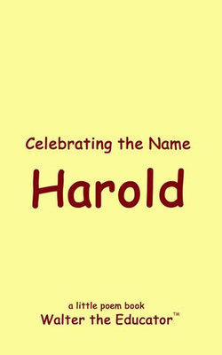 Celebrating the Name Harold