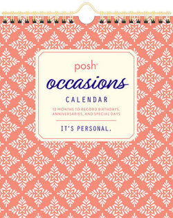 Posh: Occasions Calendar